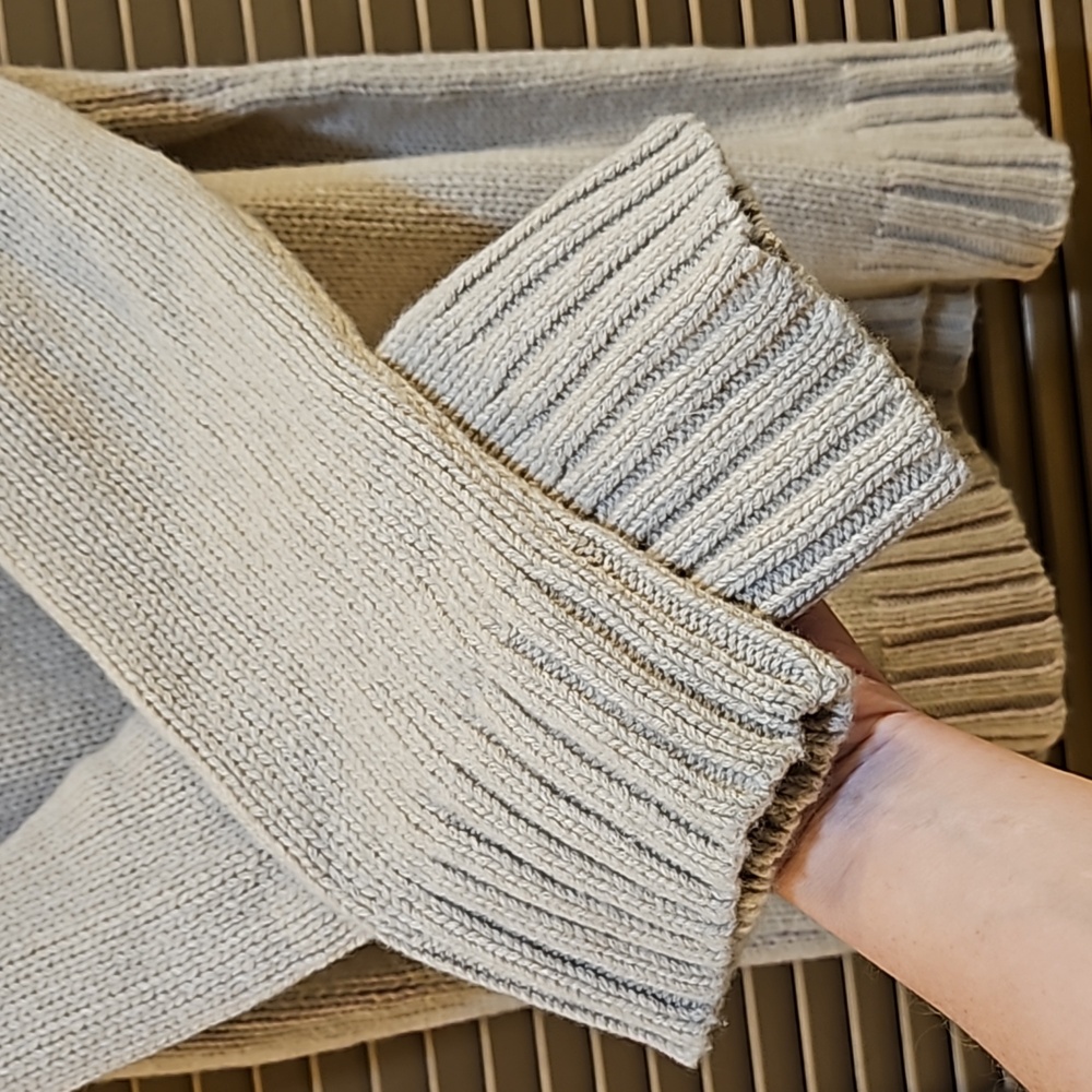 Jenni Kayne Cashmere Amelia Crewneck Sweater Warm Sand XS/S Oversized EUC! HP🥳 - Picture 11 of 12